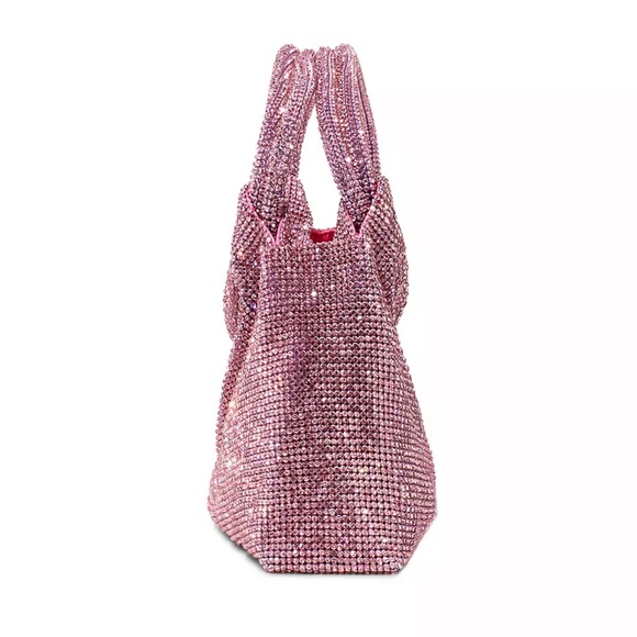 SIMKHAI Mini Ellerie Crystal Shoulder Bag Taffy Pink color - Picture 3 of 8